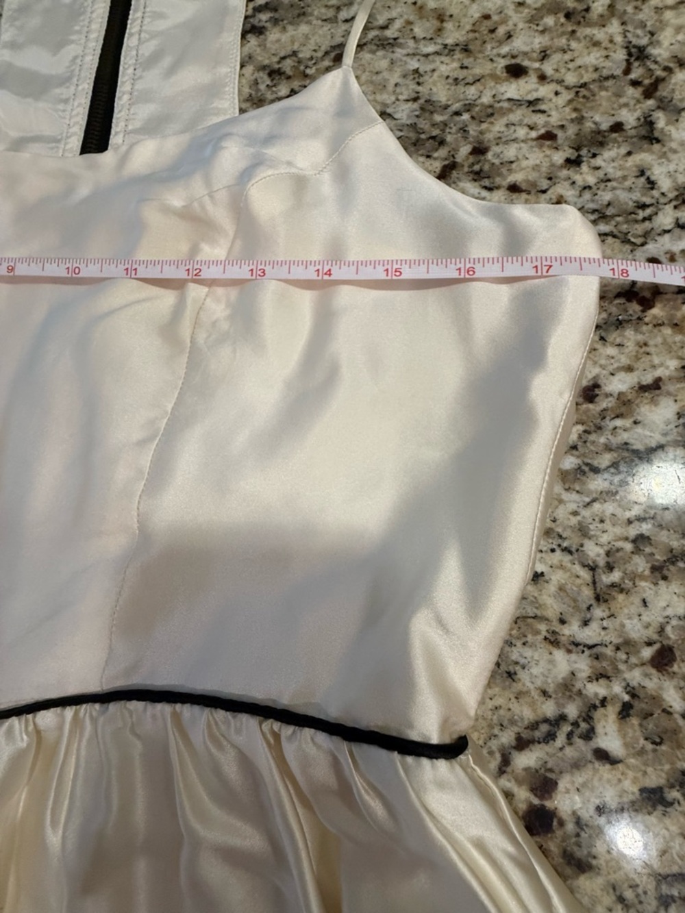 Matty M. Silk dress peacock for & flare racer back SZ M - Picture 11 of 15